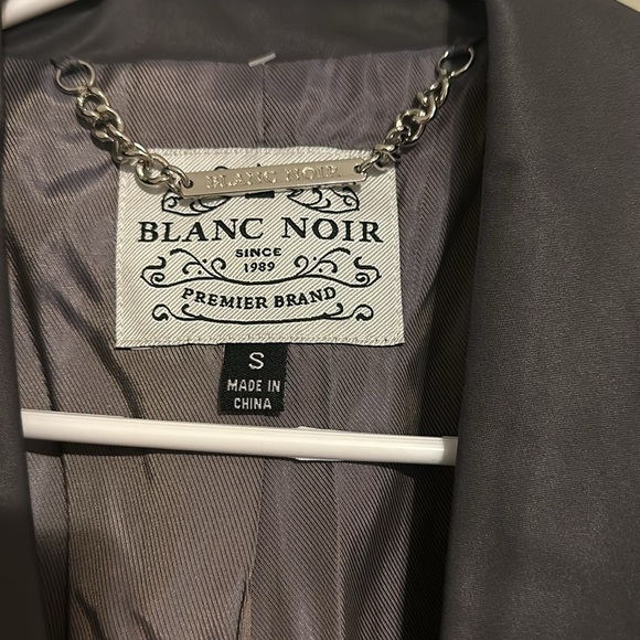 Blanc Nor Cropped Blazer Pewter S - Picture 2 of 13